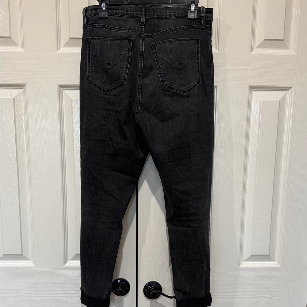 Hudson Jeans Black Distressed Skinny Jeans - Picture 5 of 7